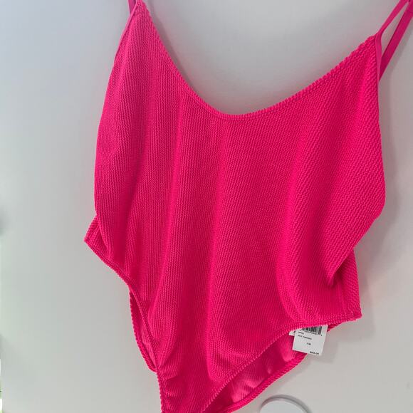 NEW Good American Barbie Pink One Piece Bathing Suit Size 4XL/5XL - Picture 2 of 6